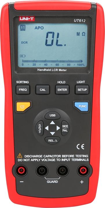 Uni-T Appareil de mesure LCR UT612, USB