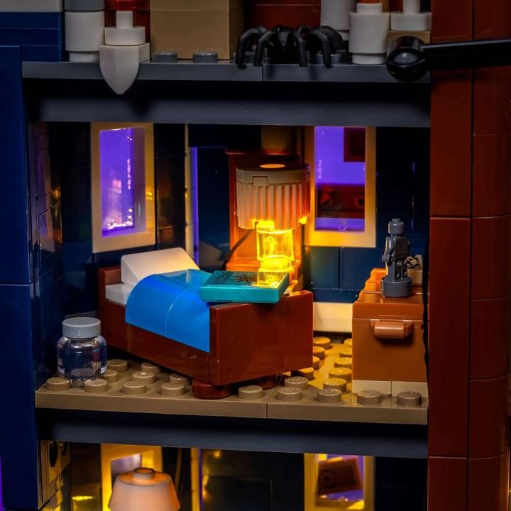 Actual product image Light my bricks LMB 2.0 LEGO® 11370# Stranger Things - The Creel House Light Kit