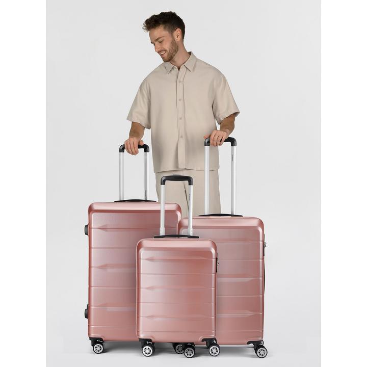Actual product image Benzi 5583 4 Rollen Kofferset 3-teilig (182 l)