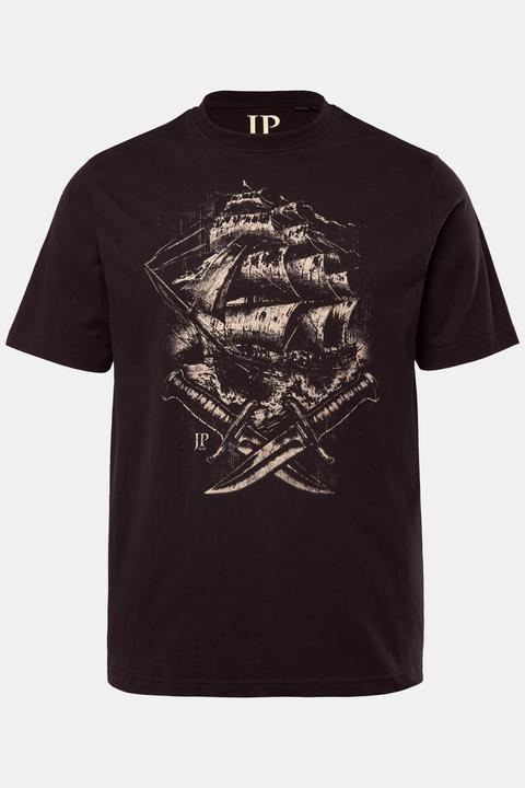 Image du produit JP1880 Lot de 2 t-shirts JP 1880 à manches courtes, col rond et imprimé poitrine - jusqu'au 8 XL (XXL)