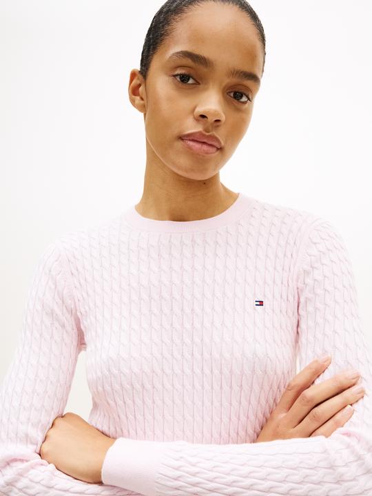 Produktbild Tommy Hilfiger Cable Knit Crew Neck Jumper (L)