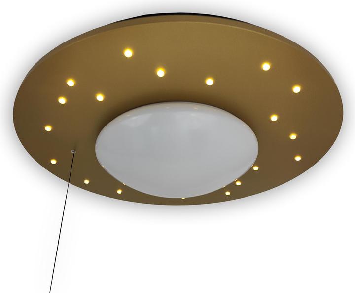 Actual product image Niermann Stand By Niermann Starlight LED ceiling light E27 Gold Made in Germany