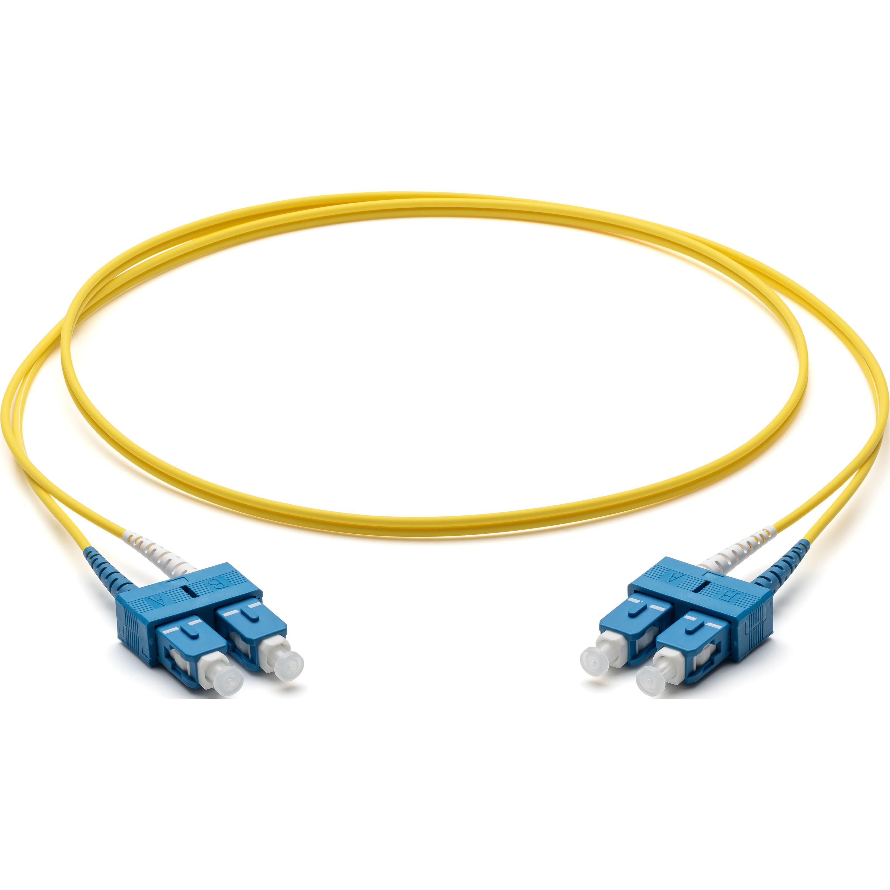 Corning LWL Patchkabel 2x2.0mm 3m gelb F727202G2Z20003M (CAT6a, 3 m), Netzwerkkabel