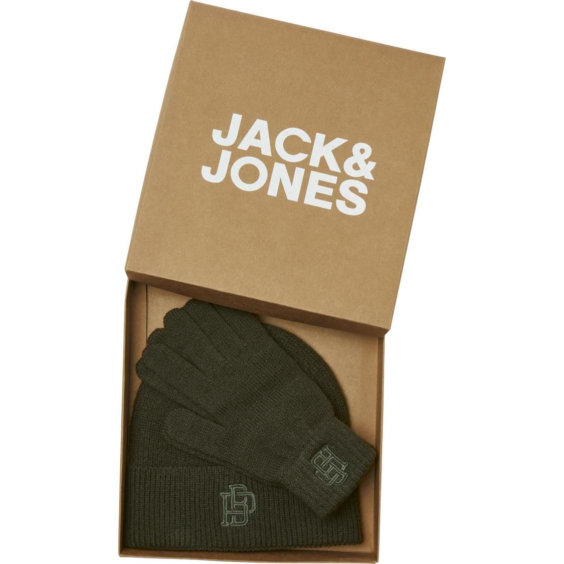 Thumbnail - Jack & Jones, Herren, Mütze, Jactrain Giftbox, Grau