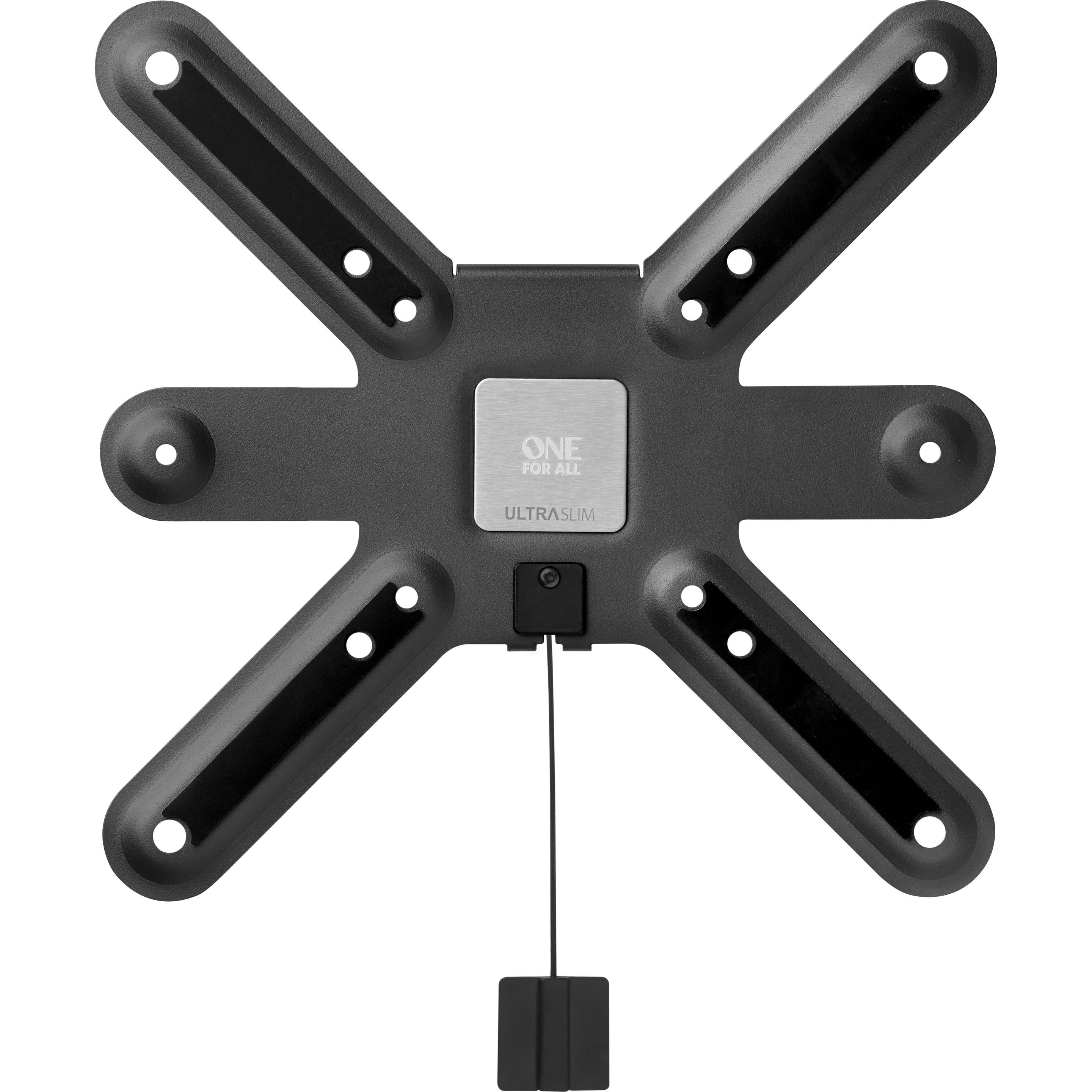 One for All Ultraslim WM6211 (Wand, 42", 40 kg), TV Wandhalterung, Schwarz