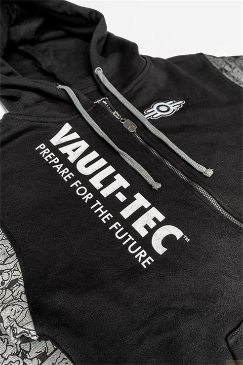 Produktbild DEVplus Fallout Kapuzenpullover mit Reissverschluss Vault-Tec Grösse S (S)