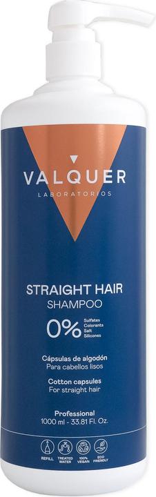 Produktbild Valquer Válquer Glattes Haar Shampoo 1000ml (1000 ml, Flüssiges Shampoo)