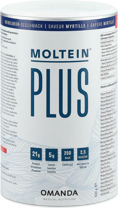 Produktbild Moltein Plus 2.5 Heidelbeere (400g) (1 Stück, Pulver, 400 g)