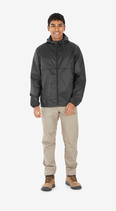 Image du produit Quechua Veste de pluie homme Raincut Fullzip - noir (XL)