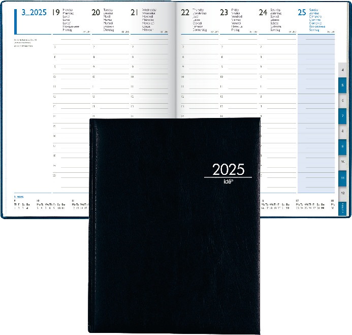 Produktbild Simplex Geschäftsagenda TM Manager timer 52 Z (21 x 26 cm, Deutsch, Englisch, Italienisch, Französisch)