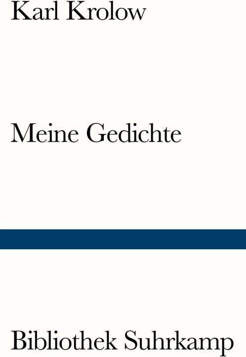 Produktbild Meine Gedichte (Deutsch, Karl Krolow, 2017)