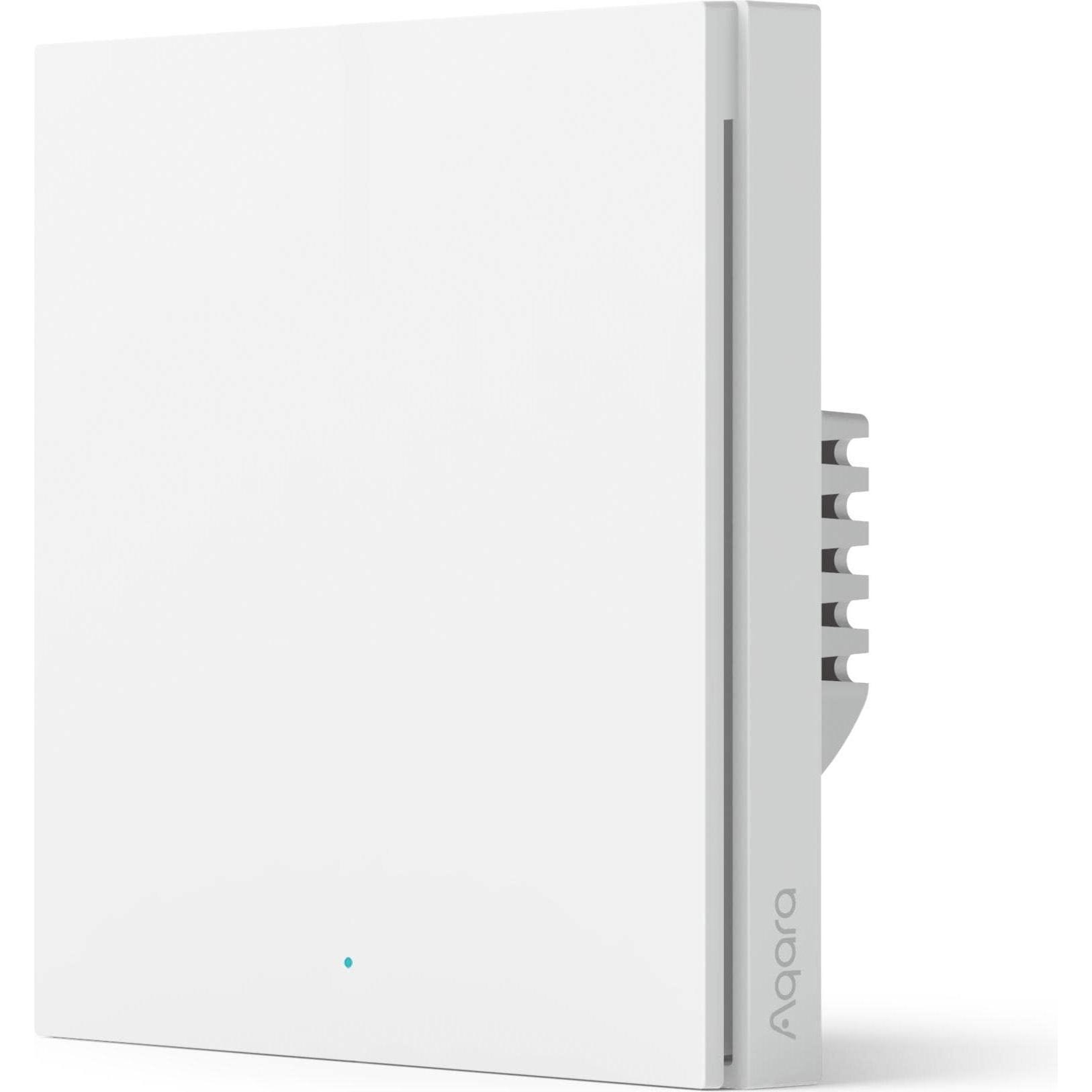 Thumbnail - Aqara, Lichtschalter + Storenschalter, Smart Wall Switch H1 Weiss With Neutral, Single Rocker (Zigbee)