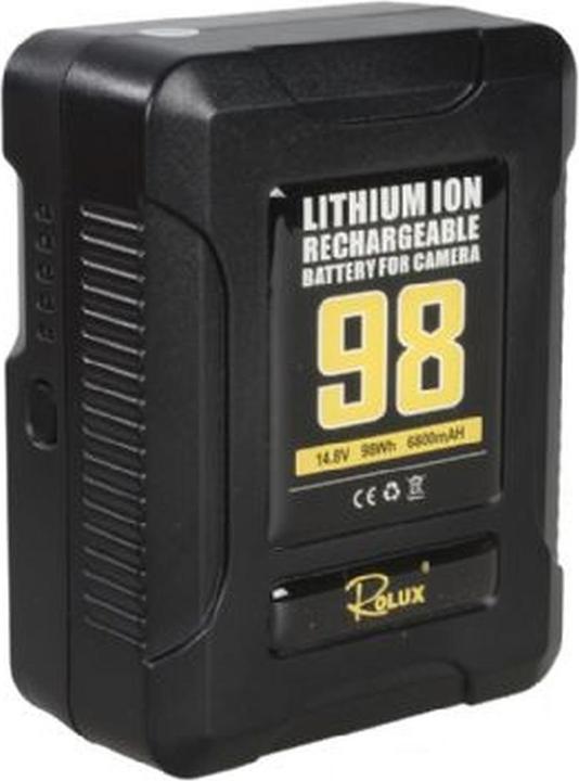 Immagine prodotto Rolux Batteria Smart V-Mount YC-98S 98Wh 14.8V 6800mAh (1 pz., 6800 mAh, Accumulatore di carica elettrica)