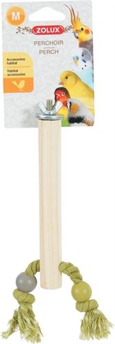 Produktbild Zolux Zitstok Hout Met Touw Assorti