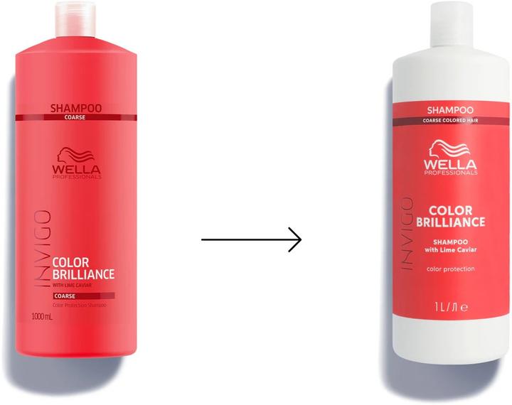 Actual product image Wella Invigo Color Brilliance Shampoo coarse (Liquid shampoo, 1000 ml)
