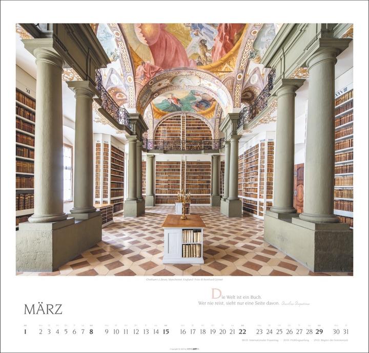 Actual product image Welt der Bibliotheken Kalender 2026 (Special)