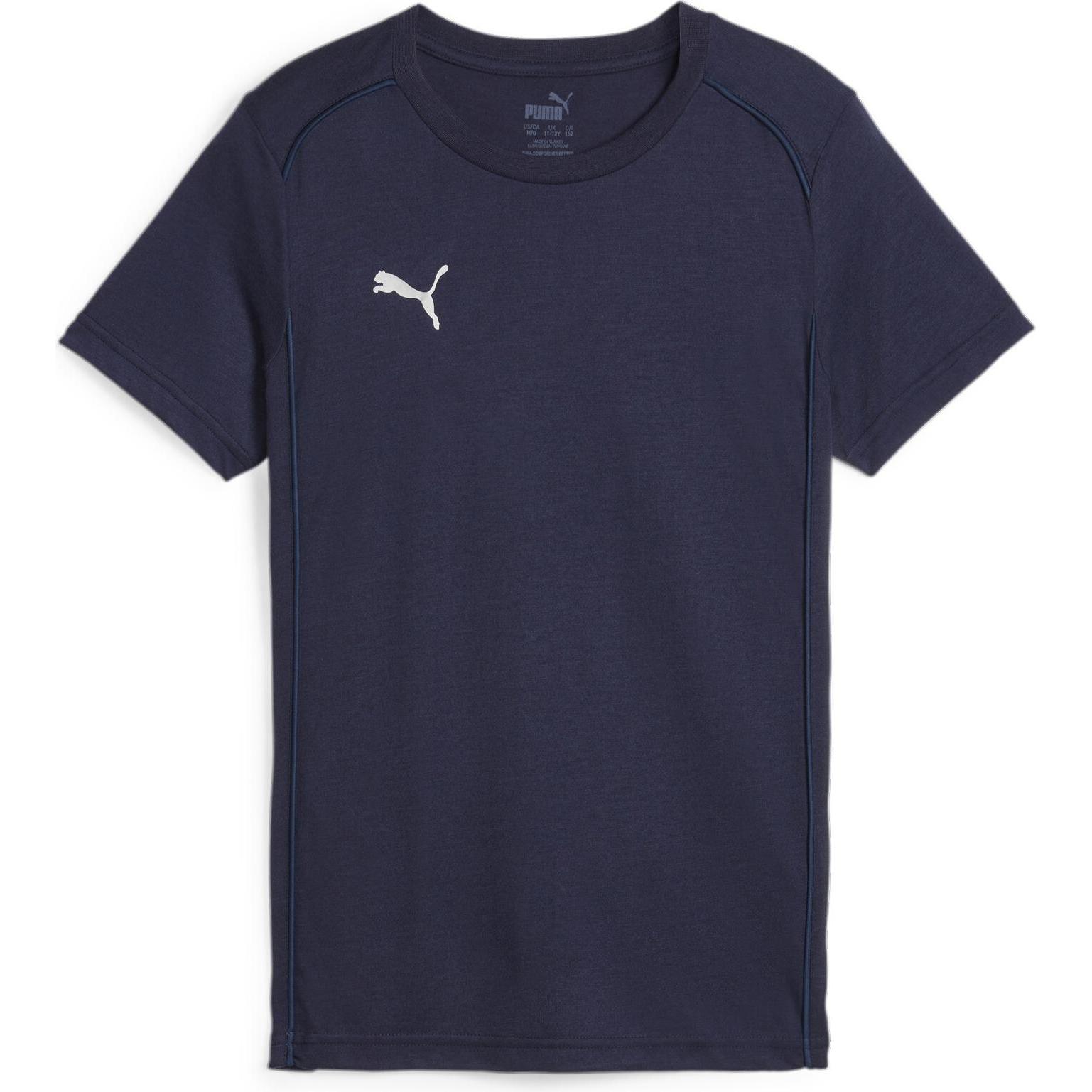 Puma, Jungen, Sportshirt, teamFINAL Casuals Tee Jr (152), Blau, 152