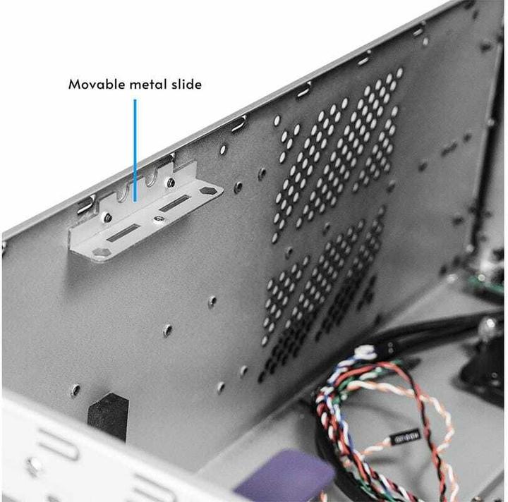 Actual product image Chieftec 19" 4U E-ATX IPC Case Black No PSU