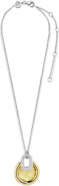 Immagine prodotto Ti Sento Milano Collana con cristallo giallo bicolore 3887TY/42 (Argento 925, 48 cm)