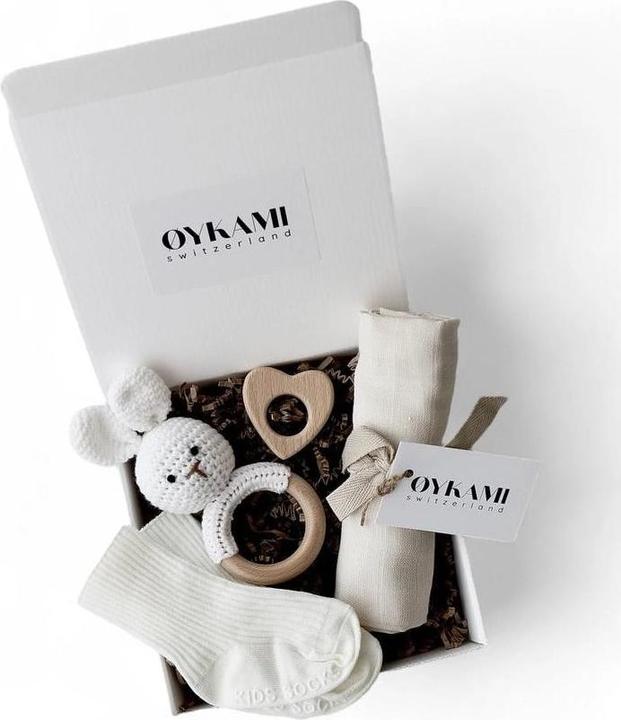 Image du produit Oykami Baby Geschenkbox "Sizilien" Hase - Weiss