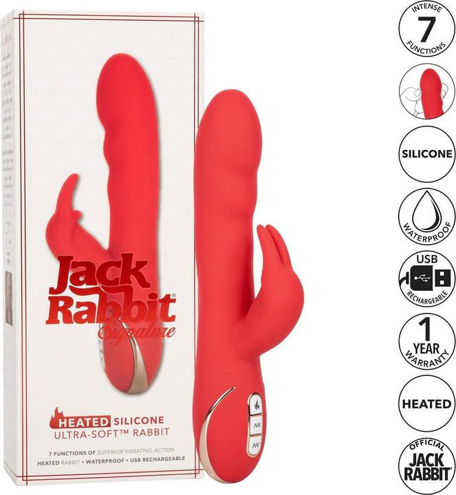 Image du produit CalExotics Jack Rabbit® Signature Silicone chauffé Ultra-Soft™ Rabbit