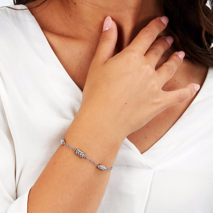Image du produit Morellato Bracelet de charme en acier avec cristaux Torchon SAWZ06 (19 cm, Acier inoxydable)