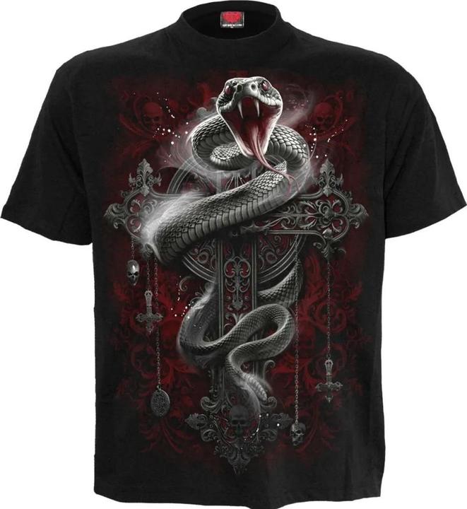 Immagine prodotto Spiral Maglietta Serpente Gotico Maniche Corte Adulto Unisex (XL)