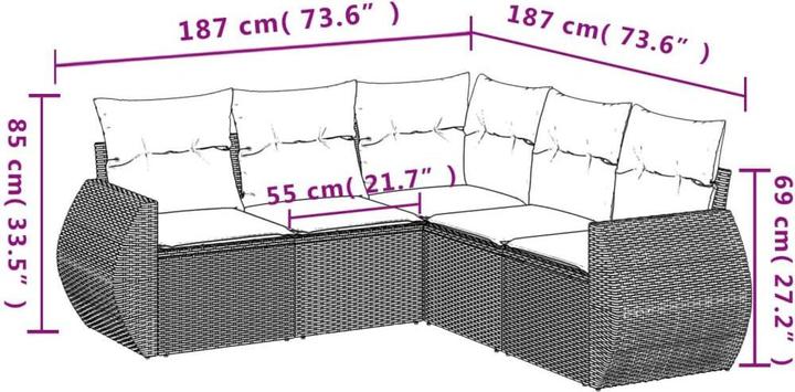 Produktbild vidaXL Laura