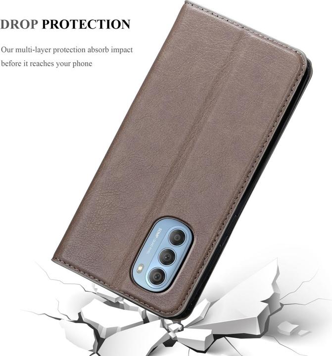 Actual product image Cadorabo Book Invis. Magnet sleeve (Motorola Moto G51 5G)