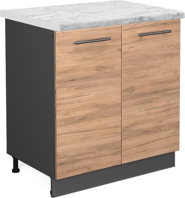 Anthrazit, Goldkraft Eiche, Marble-Weiss