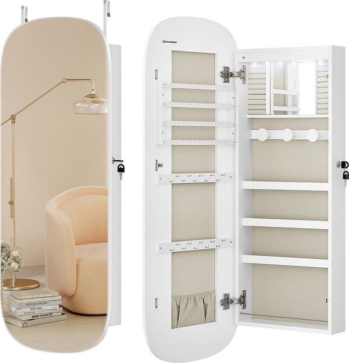 Actual product image Songmics Schmuckhalter Spiegel