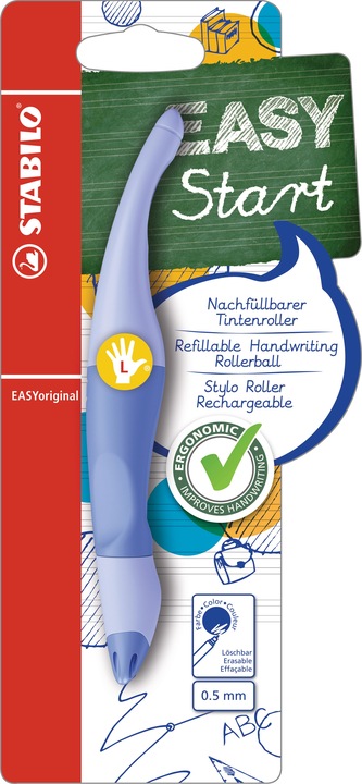 STABILO EASYoriginal Pastel rollerball for left-handers (Pastel blue, 1 x)