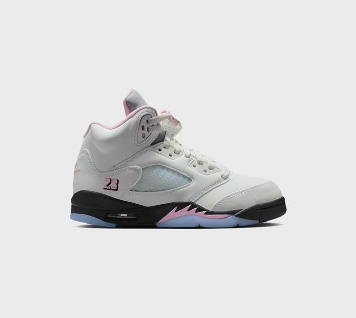 Image du produit Jordan GS Air 5 Retro OG - White / Medium Soft Pink / Black (40)