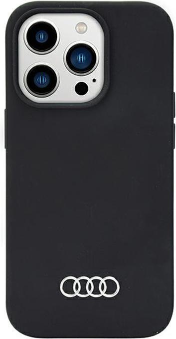 Immagine prodotto Audi Custodia in silicone iPhone 14 Pro 6.1" czarny/nero hardcase AU-LSRIP14P-Q3/D1-BK (Apple iPhone 14 Pro)