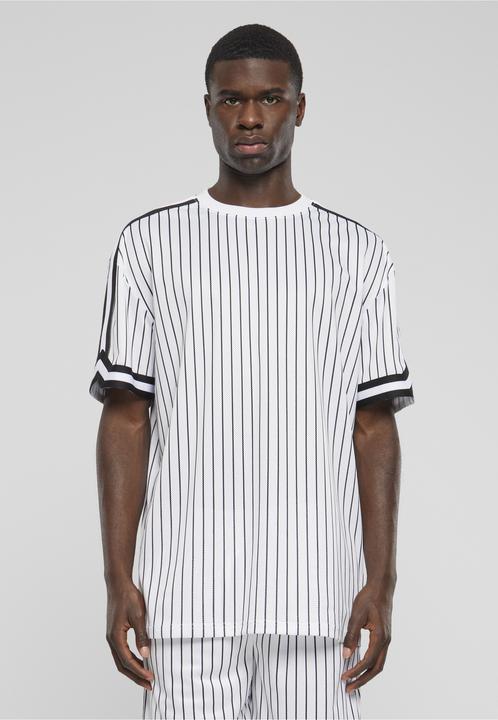 Produktbild Urban Classics Oversized Striped Mesh Tee - 138093 (M)