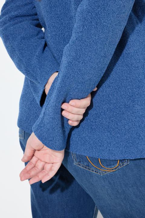 Produktbild Ulla Popken Strickjacke, Schleifenverschluss, Rundhals (60)