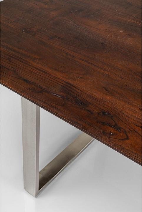 Image du produit Kare Design Table Symphony noyer chromé 180x90cm (180 x 90 x 76 cm)