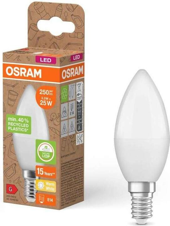 Produktbild Osram LED Pcr Lamps With Classic B (E14, 3.30 W, 250 lm, 6 x, G)