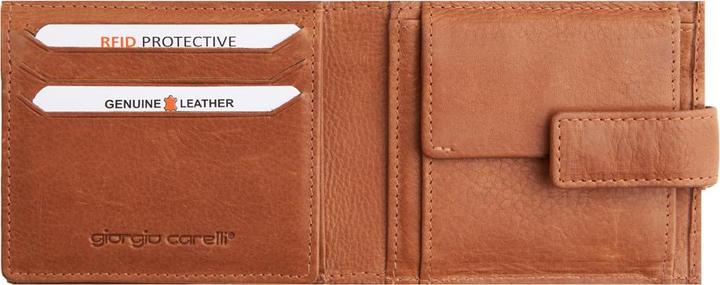 Actual product image Giorgio Carelli Billfold w safety closure, RFID