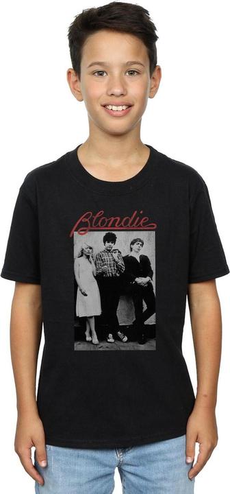 Actual product image Blondie Boys Distressed Band T-Shirt (128)
