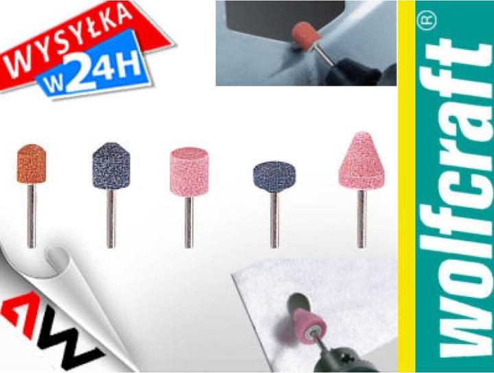 Produktbild wolfcraft 1 Keram. Schleifkörper-Set 5-tlg.