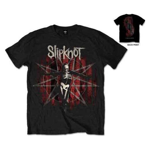 Slipknot, Mannen, T-shirts, The Gray Chapter Star, Zwart, (L)