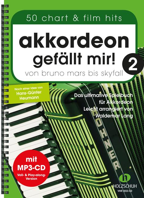 Actual product image Akkordeon gefällt mir! 2 / mit MP3-CD (German, Waldemar Lang, 2017)