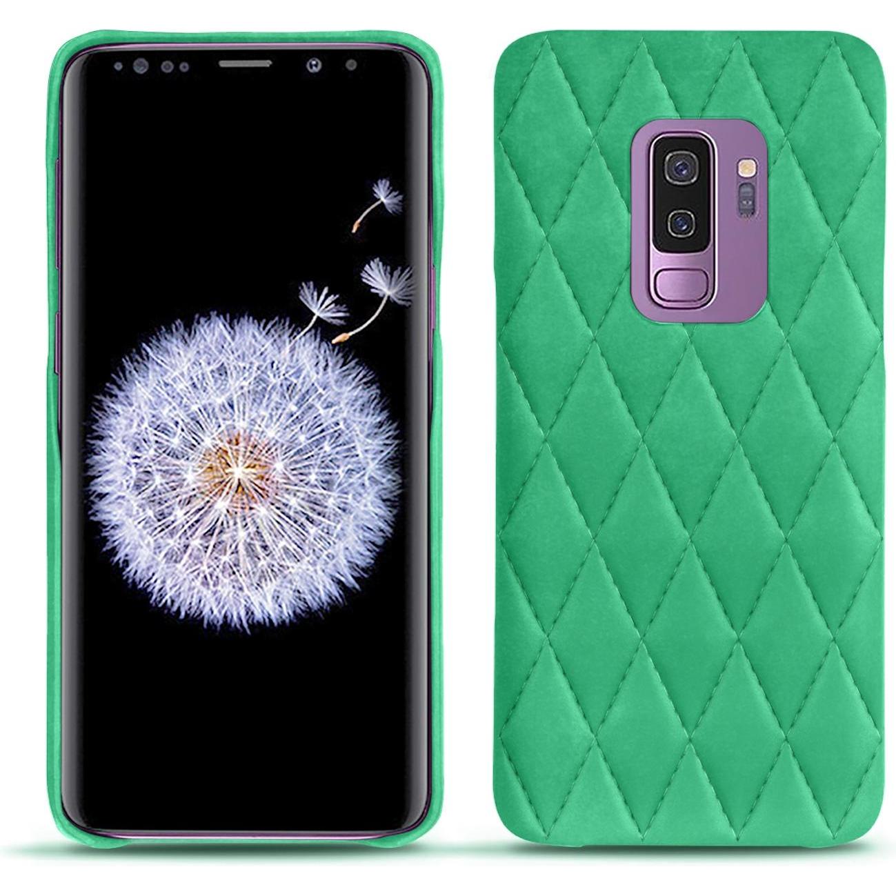 Noreve Lederschutzhülle (Samsung Galaxy S9+), Smartphone Hülle, Grün