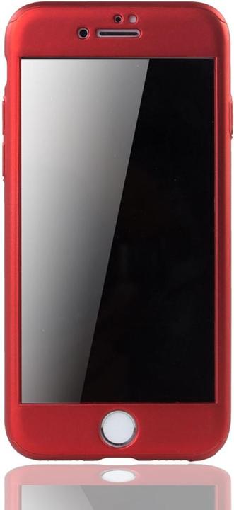 Produktbild König Design Schutz Handy Hülle für Apple iPhone 6 / 6s Full Case Cover Displayschutz 360 Rot (Apple iPhone 6)