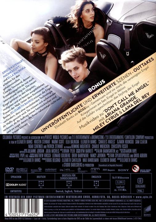 Produktbild Sony 3 Engel für Charlie (2019) (DVD, 2020, Deutsch, Englisch)