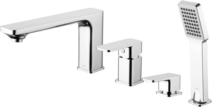 Omnires Badewannenarmatur mit Keramikkartusche, Easy Clean und Smart Fix System