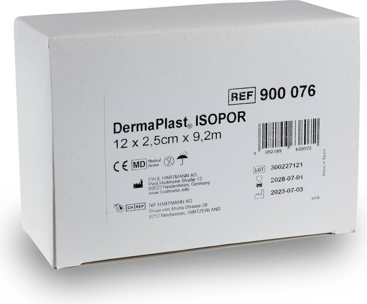 Actual product image DermaPlast Isopor Non-tissé Pansement de fixation (12 x)