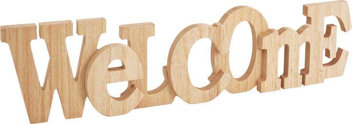 Produktbild VBS Holz-Schriftzug "Welcome",zum Stellen und Hängen