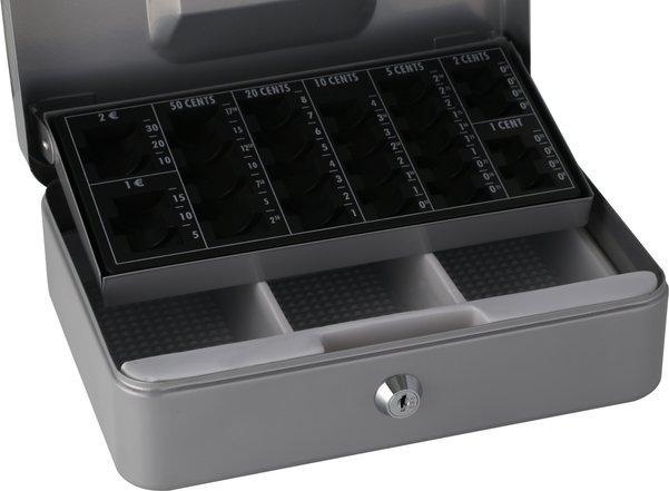 Actual product image Axentia Cash box, approx. 25 x 9 x 18 cm